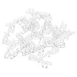Accessoires de cantonnière : les clips de cantonnière sont légers et portables à transporter, ne se plient pas ou ne se cassent pas facilement, s'adaptent facilement à diverses cantonnières de fenêtre, rails de tête de store verticaux