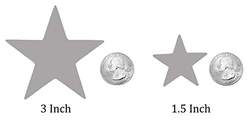 Image of Playfully Ever After 1.5 and 3 inch Combo Size Felt Star Stickers 46pc (Misc Color Pack)