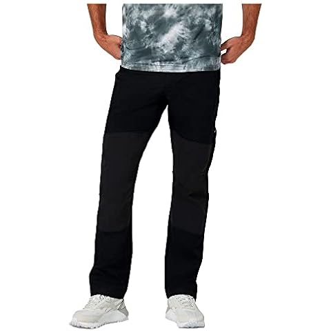 All Terrain Gear by Wrangler Men's Reinforced Softshell Trousers, Black, 33 W/30 L Cover