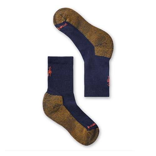 Smartwool Unisex-Youth Kids Hike Light Cushion Crew-Socken für Kinder, DEEP Navy, M