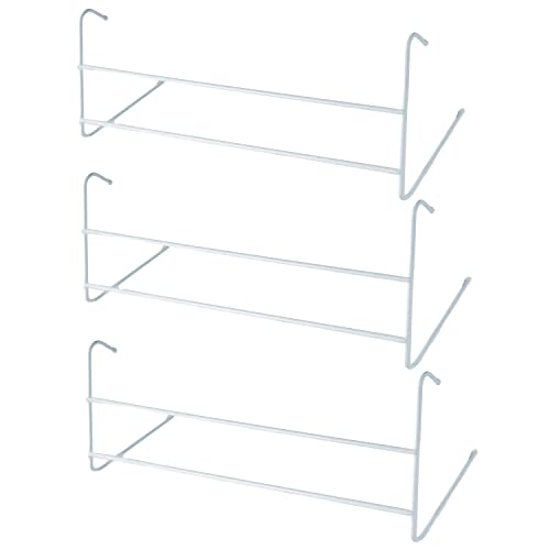 Homatz Radiator Airer - 2 Bar Radiator Airer, Pack of 3, Metal Drying Rack Indoor Dryer Rail Clothes, Socks, Towel Holder