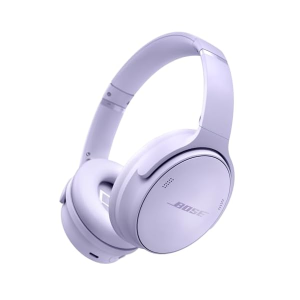 Bose QuietComfort Wireless Noise Cancelling Headphones, Bluetooth Over Ear Headphones with Up to 24 Hours of Battery Life, Chilled Lilac – Limited Edition Color