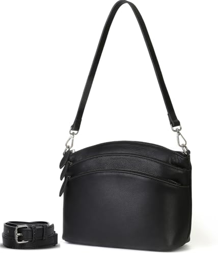 Image of Genuine Leather Purses for Women Vintage Crossbody Bags for Women Hand Bags Women's Shoulder Handbags | Genuine Leather