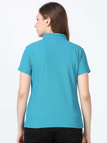 Image of STELLERS Women's Premium Polo T-Shirt, Regular Fit | Odour Resistant | Wrinkle Free | Quick Dry | Stretchable | Lightweight | Breathable | Sustainable | Anti-Static | Feather Touch Feel