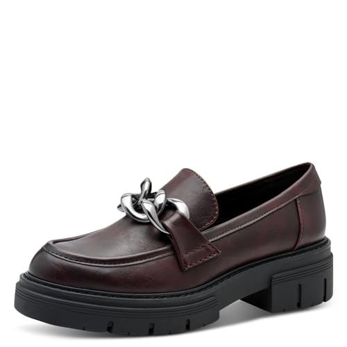 Marco Tozzi Damen 2-24705-41 Loafer, Bordeaux, 40 EU