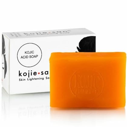 Beauty and whitening Kojie San Skin Lightening Kojic Acid Soap with Nourishing Coconut Oil and Fresh Orange Fragrance, 135g pack of 1