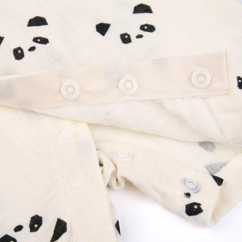 Image of Infant Kimono Robe Newborn Cotton Yarn Robe Baby Romper