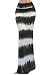 Vivicastle Women's USA Colorful Printed Fold Over Waist Long Maxi Skirt