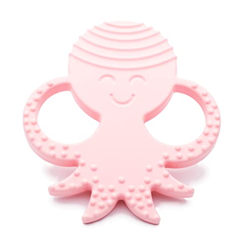 Image of Sisilia BPA Free Silicone Teething Toys | Octopus (Pink)