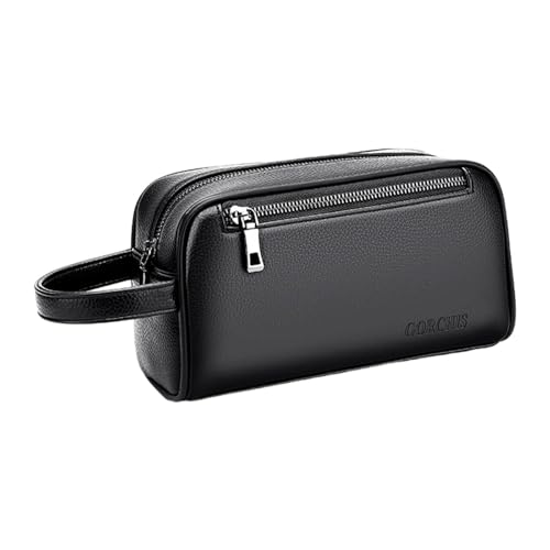 Bolso de mano para hombre pequeño pero espacioso para organizar tus objetos del día a día