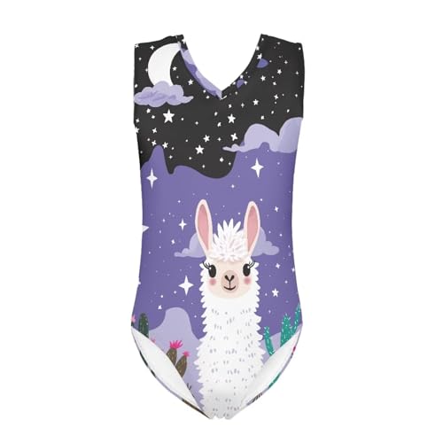 Image of Fashion Print One-Piece Swimsuits for Girls,Soft Stretchy One Piece Bathing Suit Quick Dry Beach Swimwear 5-14 Years