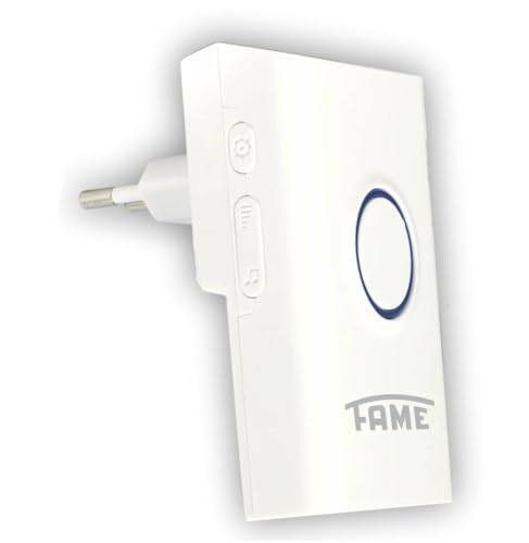 CAMPAINHA SEM FIO BIVOLT COM BATERIA – FAME