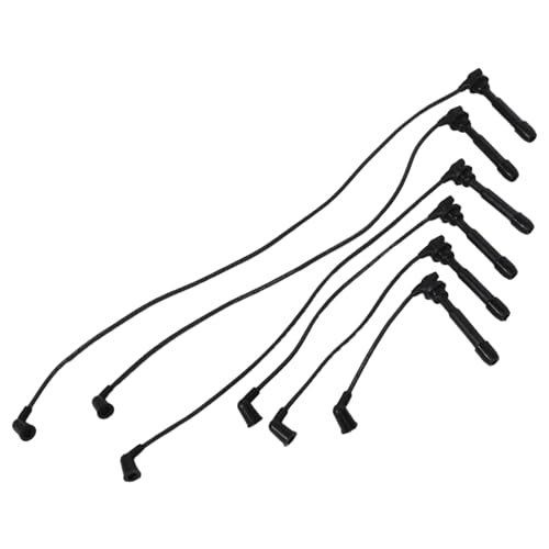 Reparación de bobinas de encendido con cables de bujías para coches Anneome, 6 juegos