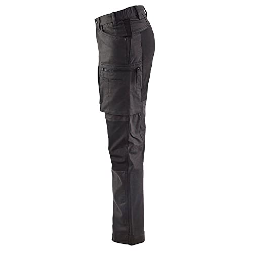 Pantalones de servicio Mujer Blakläder 715911469899 C32 verde oscuro negro 5