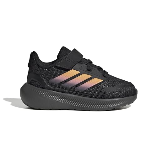 Image of adidas Baby Marvel Run Falcon 5 Elastic Lace & Strap Shoe