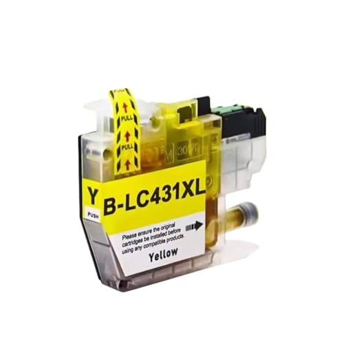 Cartouche LC431 compatible jaune pour résoudre les pannes d'encre sur MFC-J1010DW