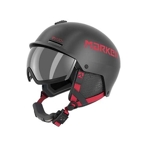 Marker Vijo+ - Casco de esquí, color negro para niño, talla XS/S, color negro