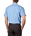 Van Heusen Men's Tall Fit Short Sleeve Dress Shirts Poplin Solid (Big and Tall), Cameo Blue, 18.5