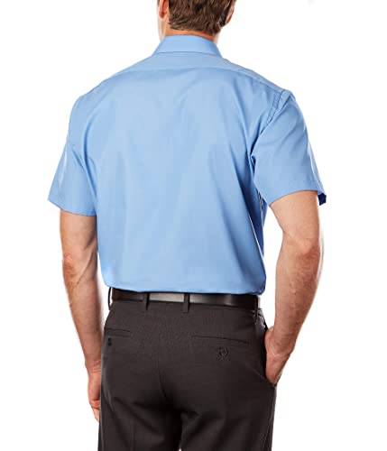 Image of Van Heusen Men's TALL FIT Short Sleeve Dress Shirts Poplin Solid (Big and Tall)