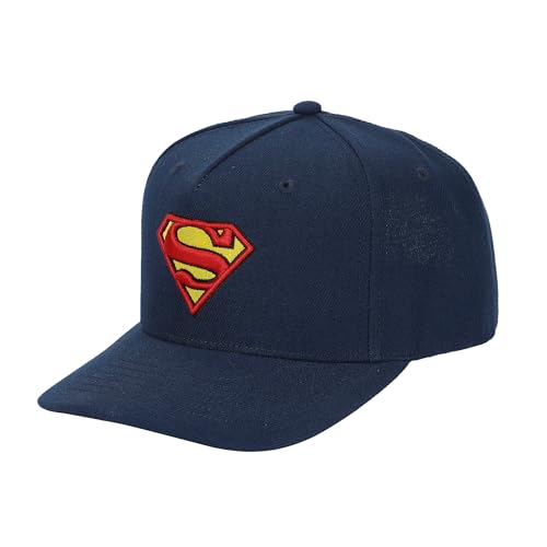 Bioworld Superman Logo Navy Structured Baseball Cap