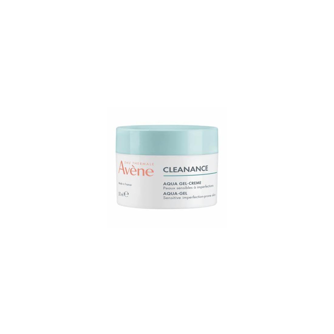 Avène Cleanance Mattifying Aqua Gel 50ml, Oily Skin Moisturiser, Mattifying Gel, Anti Shine, Acne Prone Skin, Lightweight Hydration