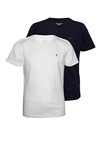 Tommy Hilfiger UB0UB90003, Camiseta Para Niños, Pack de 2