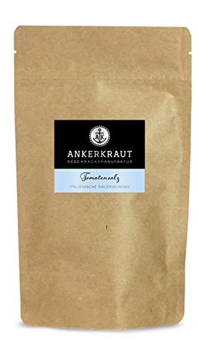 Ankerkraut Tomatensalz Gewürz, 300g im Beutel, Salt mit Tomate-Geschmack, Zuckerfrei, Pizza, Salat, Fleisch Einfach Würzen, Lecker Kochen in Premium Qualität