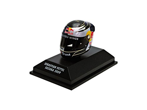 Preisvergleich Produktbild Minichamps 381090401 Arai Kopfhörer Vettel Suzuka 2009 Echelle 1 / 8