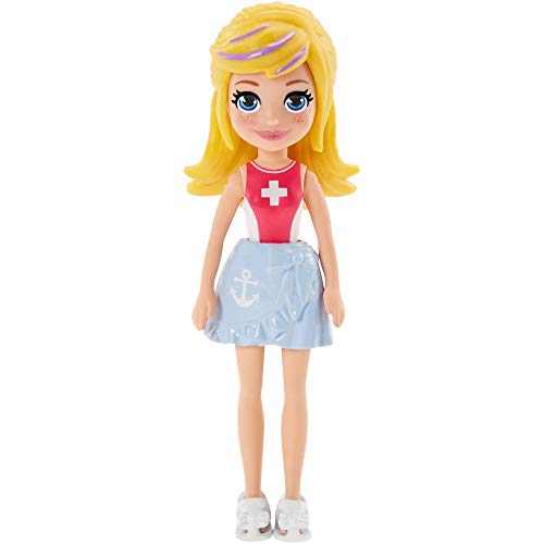 Polly Pocket Große Figur 7 cm mit trendigem Outfit, Polly, Shani oder...
