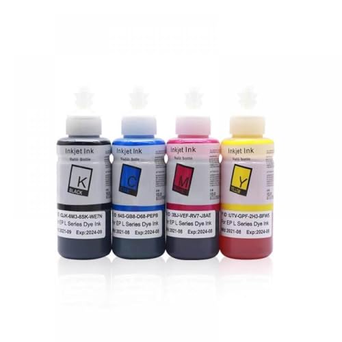 HJXcTRH Ink Set 100ml Compatible With L301 L303 L310 L313 L350 L351 L353 L358 L360 L363 L365 L380