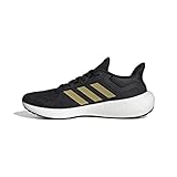 adidas Damen Pureboost Jet W Sneaker, core Black/Gold met./Carbon, 39 1/3 EU