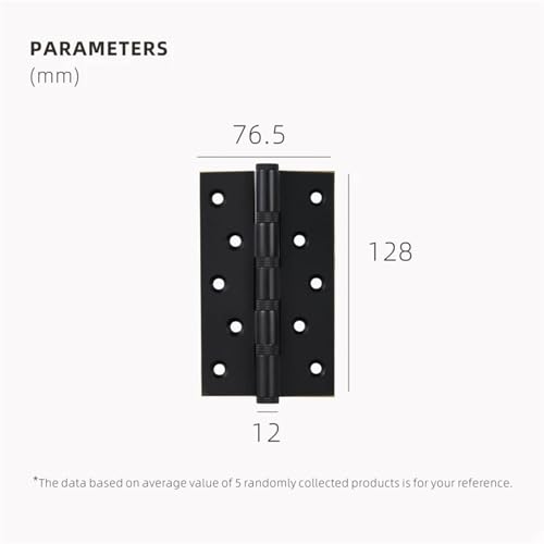 Charnière de porte laiton moleté pour rénovation maison moderne