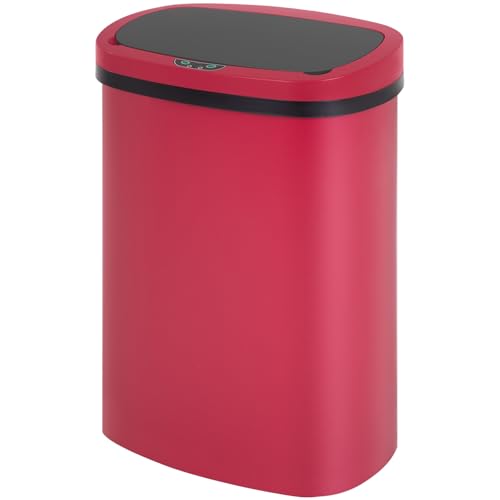 FDW Garbage Can 13 Gallon 50 Liter Kitchen Trash Can for Bathroom Bedroom Home Office Automatic Touch Free High-Capacity with Lid Waste Bin by FDW - Used condition - CA$42.86
