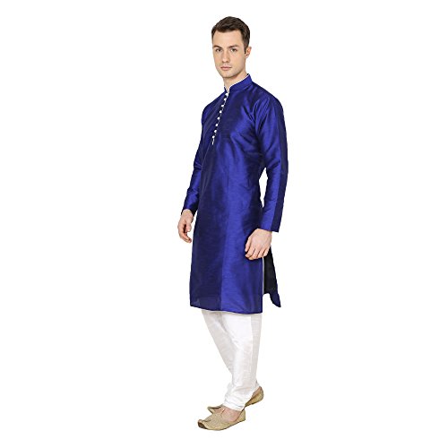 Image of Royal Kurta Men's Silk Blend Kurta Pyjama Set