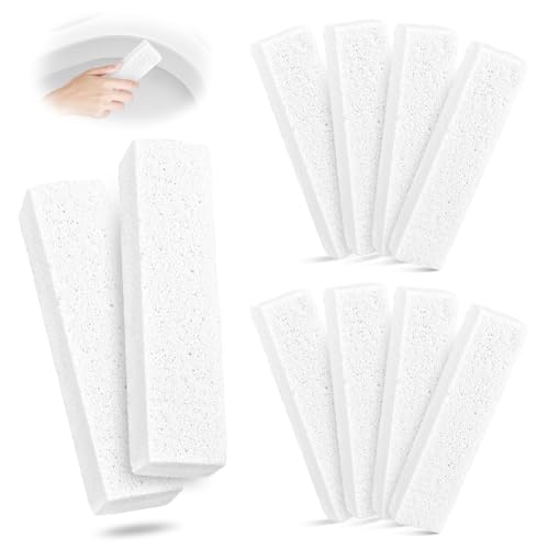 10 Piezas Piedra Pómez，Bloque para Limpieza de WC，Piedra Limpiadora Wc，Limpieza Piedra Pomez，Limpios Piedra Pómez uso Doméstico，Escobilla de Baño de Piedra Pómez para Aseo，Baño，Cocina，Cuidado los Pies