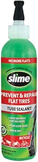 Slime 10003 Bike Tube Puncture Repair Sealant, Prevent and Repair, suitable for all Bicycles, Non-Toxic, Eco-Friendly, 8oz bottle