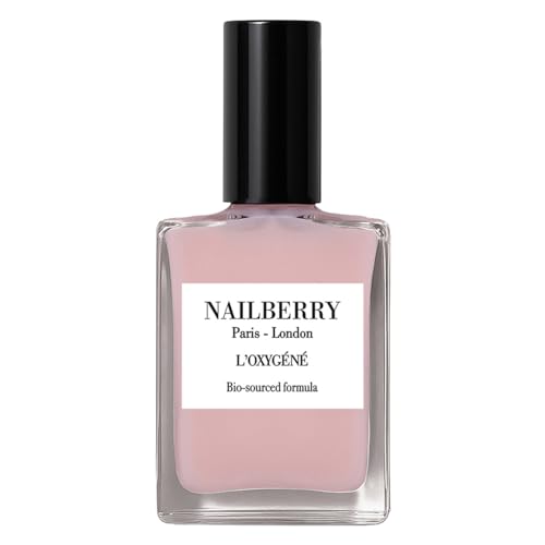 Nailberry L'Oxygéné Oxygenated Nail Lacquer | Elegance, 15 ml | Polish for a Healthier Manicure & Long Lasting Colour | 12-Free, Vegan, Halal, Cruelty & Gluten Free