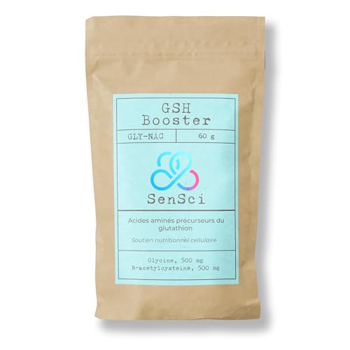 NAC avec Glycine | GSH Booster | GLY NAC, 60 g | Précurseur du Glutathion avec N-acétylcystéine et Glycine