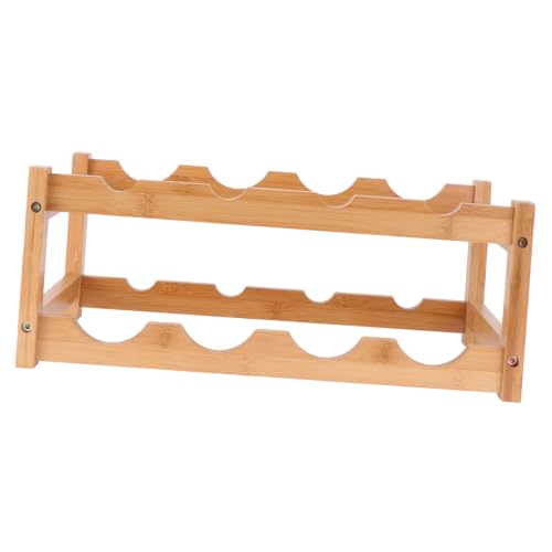 Soporte de madera SECFOU para botellas de vino 45X23.5CM miniatura 1