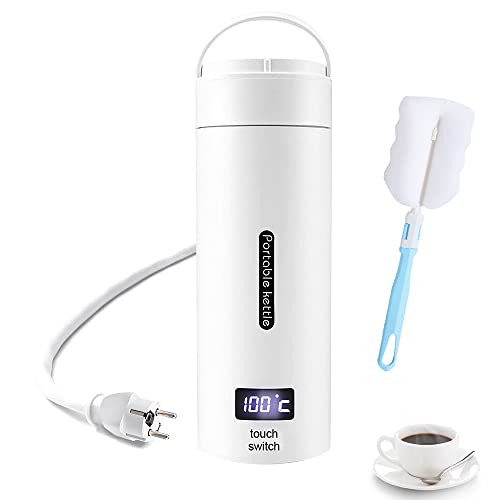 Bouilloire Portable 500ML Mini - Acier Inox 304, 4 Températures, Arrêt Auto - Pour Voyage
