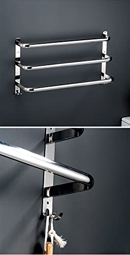 Porte-serviettes 3 barres mural pour optimiser l'espace de votre douche - 5