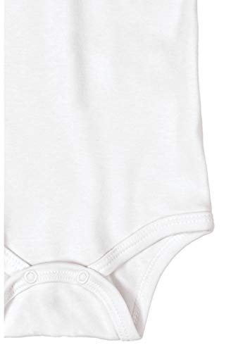 Body Manga Curta Básico, Up Baby, Bebê unissex, Branco Especial, P