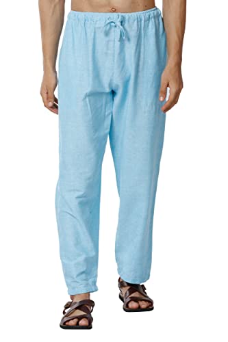 Image of Aatman One Size Men's Eco-Friendly Cotton Pyjama | Fits Waist Size 28 to 36 Inches