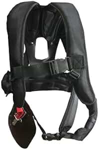 Avalon - Arnés acolchado para desbrozadoras. Arnés Universal para desbrozadoras y recortadoras con protección lumbar y apoyo en la pierna. Chaleco ajustable para distribución de la carga