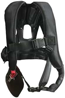 Avalon - Arnés acolchado para desbrozadoras. Arnés Universal para desbrozadoras y recortadoras con protección lumbar y apoyo en la pierna. Chaleco ajustable para distribución de la carga