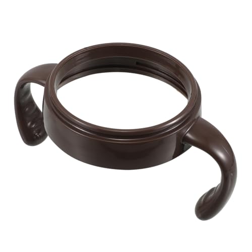 Accesorios para biberones soporte para botellas de enfermería asas de agarre para biberones manija de alimentación del bebé parpaderos de biberón mango de biberón plastico pp Negro