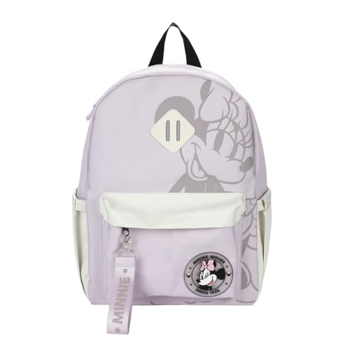 Disney Minnie Mouse Line Art 16.5 Womens Light Pink Backpack