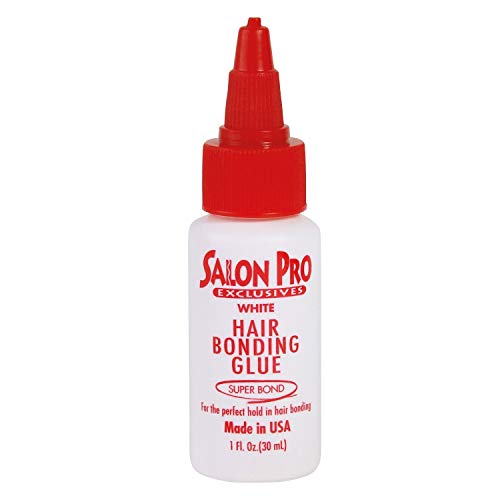 Salon Pro White Hair Bonding Glue [Super Bond] 1 Oz,Pack of 3