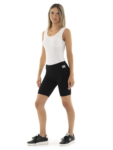 Short legging cycliste en coton Lion Basic noir confort - 2