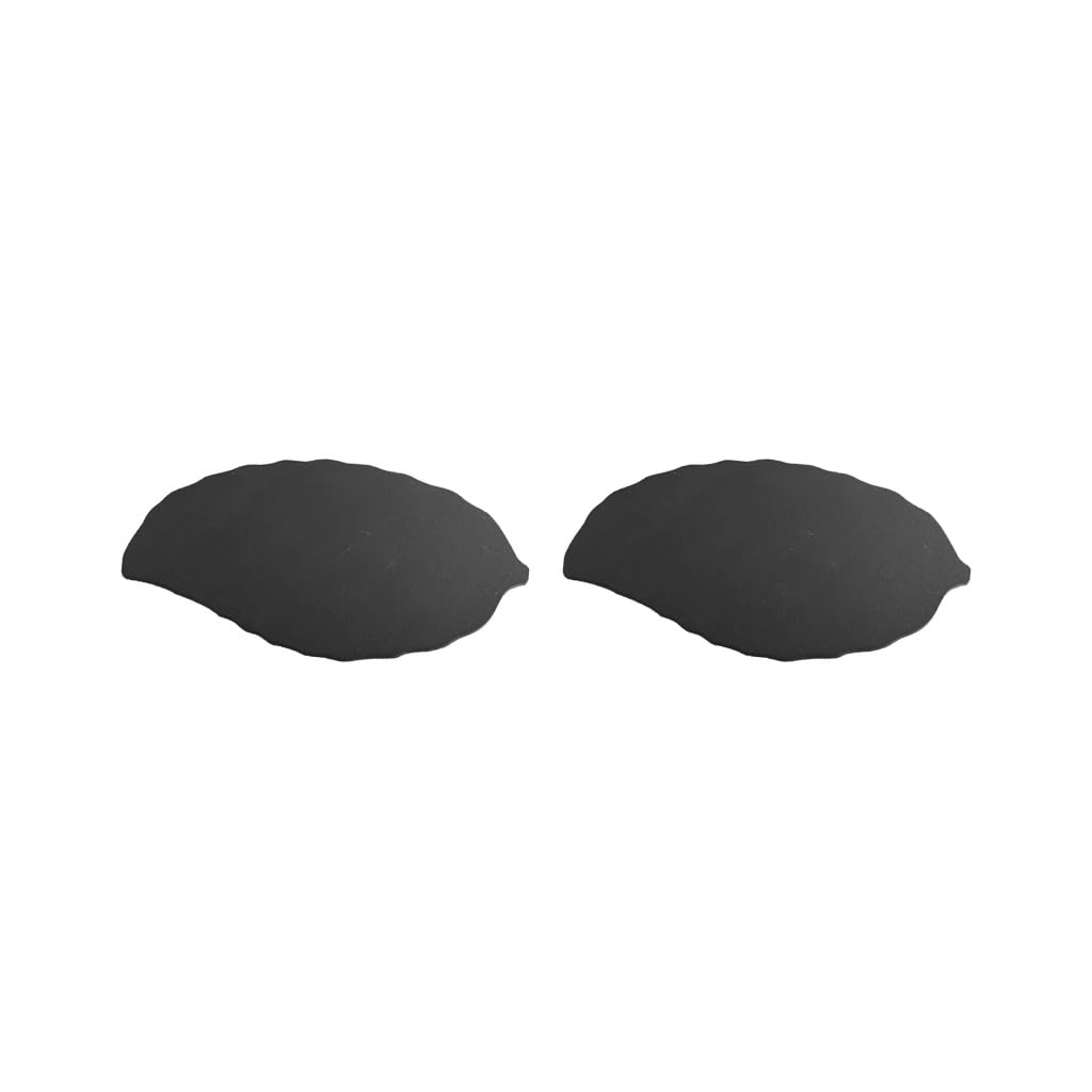 Set di 2 piatti in pietra a forma di foglia per antipasti frutta feste 30 x 20 cm